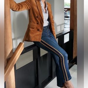 Veronica Beard | Size 24 | Carolyn Jagger Tux Striped Baby Boot Jean